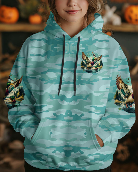 Maxcorners Feet Hangin' We Bangin' Hunting Duck Camo All Over Print LM1601