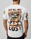 Maxcorners Not All Who Wander Are Lost Lion All Over Print LM2101
