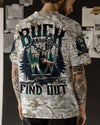 Maxcorners (Hot Deal) Buck Around And Find Out Deer Hunting All Over Print LM1601