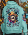 Maxcorners Smell The Sea Feel The Breeze Compass All Over Print LM1501