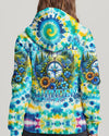 Maxcorners Not All Who Wander Are Lost Compass Tie Dye All Over Print LM2101
