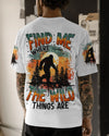 Maxcorners (Hot Deal) Find Me Where The Wild Things Are Bigfoot All Over Print LM1601