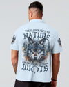 Maxcorners The Closer I Get To Nature Wolf All Over Print LM2101
