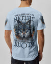 Maxcorners The Closer I Get To Nature Wolf All Over Print LM2101