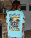 Maxcorners Smell The Sea Feel The Breeze Compass All Over Print LM1501
