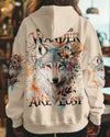 Maxcorners Not All Who Wander Are Lost Wolf All Over Print LM2101
