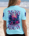 Maxcorners Always Take The Scenic Route Compass All Over Print LM1501