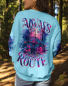 Maxcorners Always Take The Scenic Route Compass All Over Print LM1501