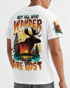 Maxcorners Not All Who Wander Are Lost Moose All Over Print LM2101