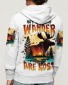 Maxcorners Not All Who Wander Are Lost Moose All Over Print LM2101