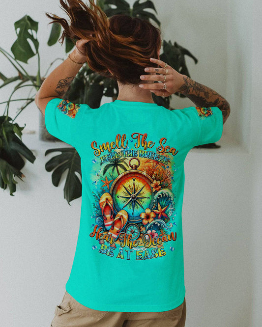 Maxcorners Smell The Sea Feel The Breeze Compass All Over Print LM2101