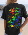 Maxcorners Not All Who Wander Are Lost Turtle All Over Print LM1501