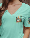 Maxcorners Smell The Sea Feel The Breeze Camping All Over Print LM2101