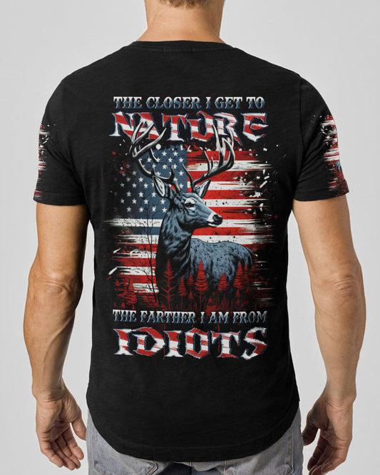 Maxcorners The Closer I Get To Nature Deer Hunting All Over Print LM2101