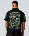 Maxcorners Not All Who Wander Are Lost All Over Print LM1501
