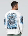 Maxcorners Not All Who Wander Are Lost Compass All Over Print LM1501