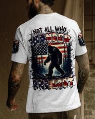 Maxcorners Not All Who Wander Are Lost Bigfoot All Over Print LM1601