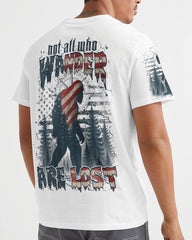 Maxcorners Not All Who Wander Are Lost Bigfoot All Over Print LM1601