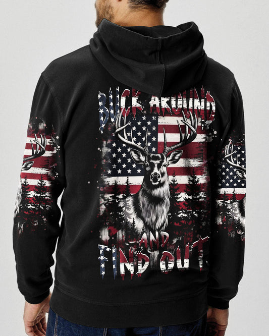 Maxcorners Buck Around And Find Out Deer Hunting All Over Print LM1601
