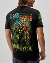 Maxcorners Home Of The Brave Land Of The Free Bigfoot All Over Print LM1601