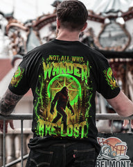 Maxcorners Not All Who Wander Are Lost Bigfoot All Over Print LM1601