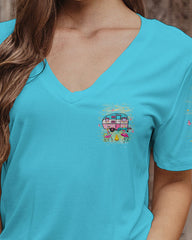 Maxcorners Never Take Camping Advice From Me Flamingo All Over Print LM2101