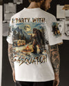 Maxcorners I Party With Sasquatch Bigfoot All Over Print LM2101