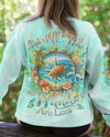 Maxcorners Not All Who Wander Are Lost Turtle All Over Print LM2101
