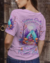 Maxcorners Some Girls Go Camping Flamingo All Over Print LM2101