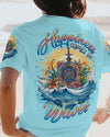 Maxcorners Happiness Comes In Waves Compass All Over Print LM2101
