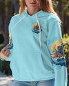 Maxcorners Happiness Comes In Waves Compass All Over Print LM2101