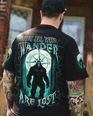 Maxcorners Not All Who Wander Are Lost Bigfoot All Over Print LM1601