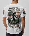 Maxcorners And Into The Forest I Go Bigfoot All Over Print LM1601