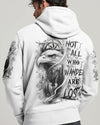 Maxcorners Not All Who Wander Are Lost Compass All Over Print LM1501