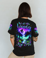 Maxcorners Not All Who Wander Are Lost Bigfoot Colorful All Over Print LM1601