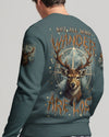 Maxcorners Not All Who Wander Are Lost Deer Compass All Over Print LM1601