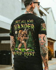 Maxcorners Not All Who Wander Are Lost Bigfoot All Over Print LM1601