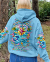 Maxcorners Smell The Sea Feel The Breeze Compass All Over Print LM1501