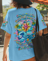 Maxcorners Smell The Sea Feel The Breeze Compass All Over Print LM1501
