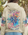 Maxcorners Not All Who Wander Are Lost Compass All Over Print LM2101