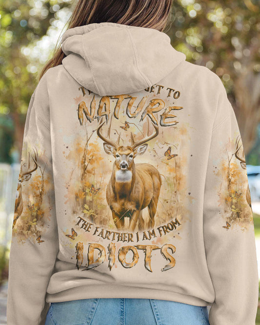 Maxcorners The Closer I Get To Nature Deer Hunting All Over Print LM2101