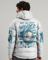 Maxcorners Not All Who Wander Are Lost Puffer Jacket LM2101