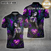 Maxcorners Darts Gothic Butterfly Girl Rose Heart Dartboard Multiple Personalized Name, Team Name 3D Shirt