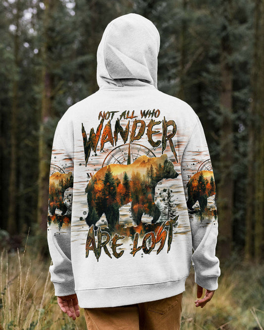 Maxcorners Not All Who Wander Are Lost Bear Hunting All Over Print LM1501
