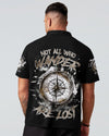 Maxcorners Not All Who Wander Are Lost Compass All Over Print LM1501