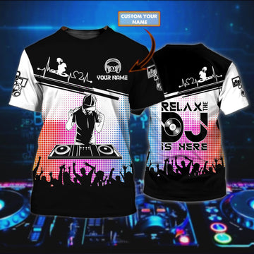 Maxcorners DJ Personalized 3D All Over Printed Shirt