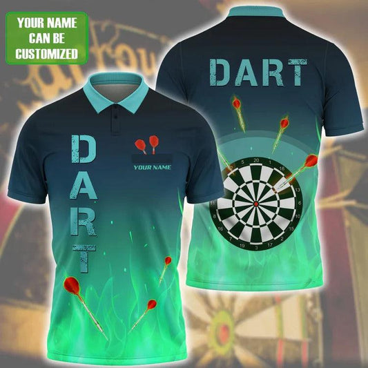 Maxcorners Darts For Team Design Multicolor Option Customized Darts Polo Shirt, Dartboard