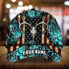 Maxcorners Epic Chuilon Fashion Deer Hunting Camo Pattern 3D Multicolor Personalized Cap