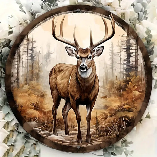 Maxcorners Vintage Deer Hunting Wooden Sign