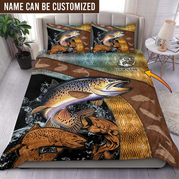 Maxcorners Personalized Fishing Bedding Set